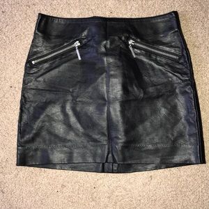 Leather skirt